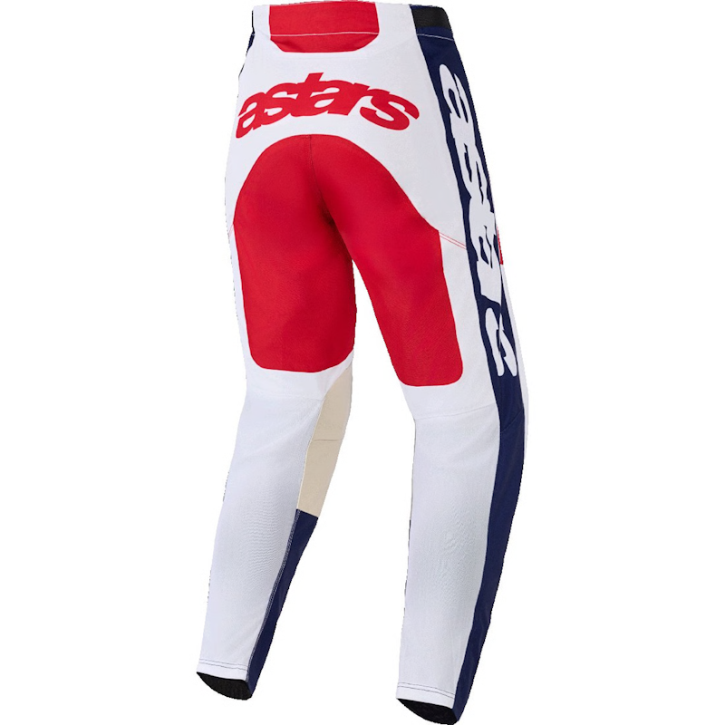 Pantalón ALPINESTARS OFF-R RACER RIWAY BLANCO / AZUL / ROJO - Imagen 2