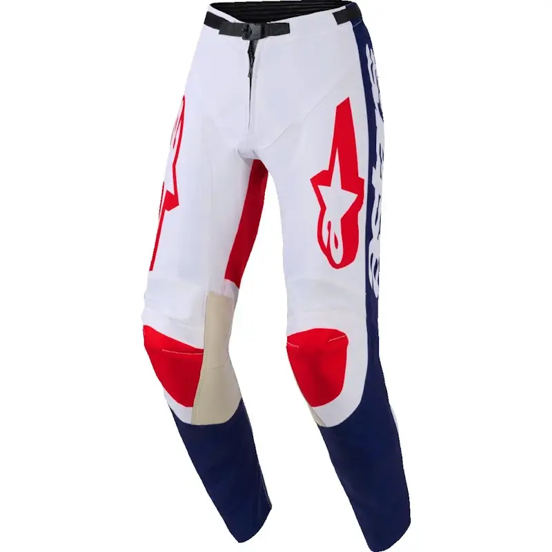 Pantalón ALPINESTARS OFF-R RACER RIWAY BLANCO / AZUL / ROJO