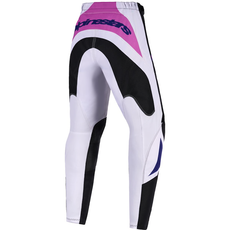 Pantalón ALPINESTARS OFF-R FLUID GRID NEGRO / GRIS / PURPURA - Imagen 2