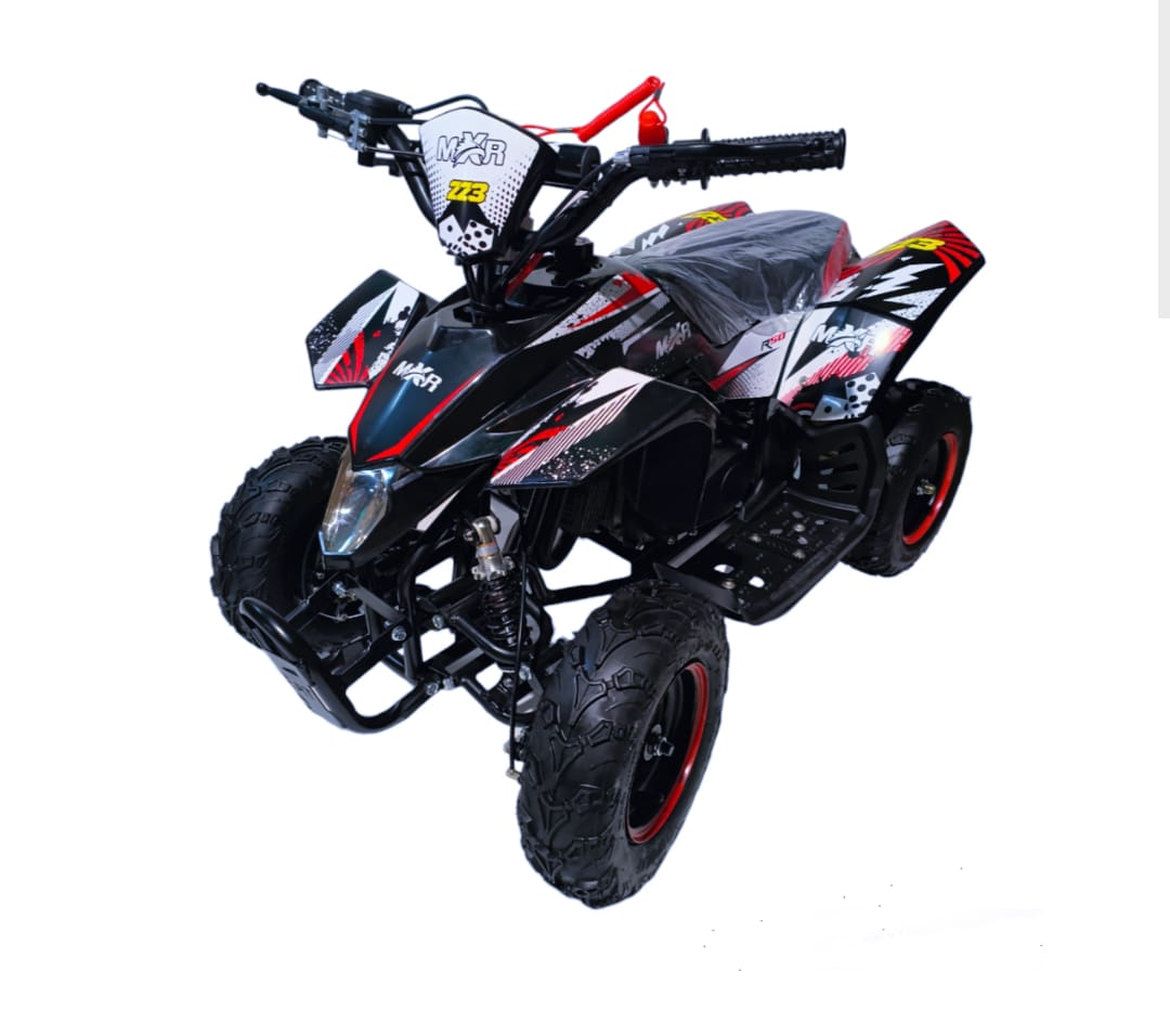 MINI QUAD-MXR, 49CC CON CARBURADOR RACING MODELO XL ROJO