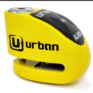 ANTIRROBO URBAN DISCO C/ALARMA 6mm. AMARILLO/ VERDE-FLUOR