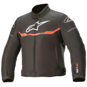 ALPINESTARS KIDS T-SP S WP NEGRO/ ROJO-FLUOR (PARA NIÑO/A)