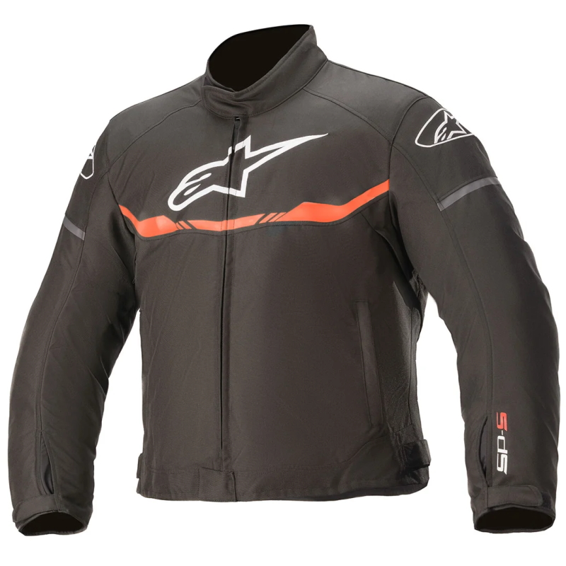 ALPINESTARS KIDS T-SP S WP NEGRO/ ROJO-FLUOR (PARA NIÑO/A)