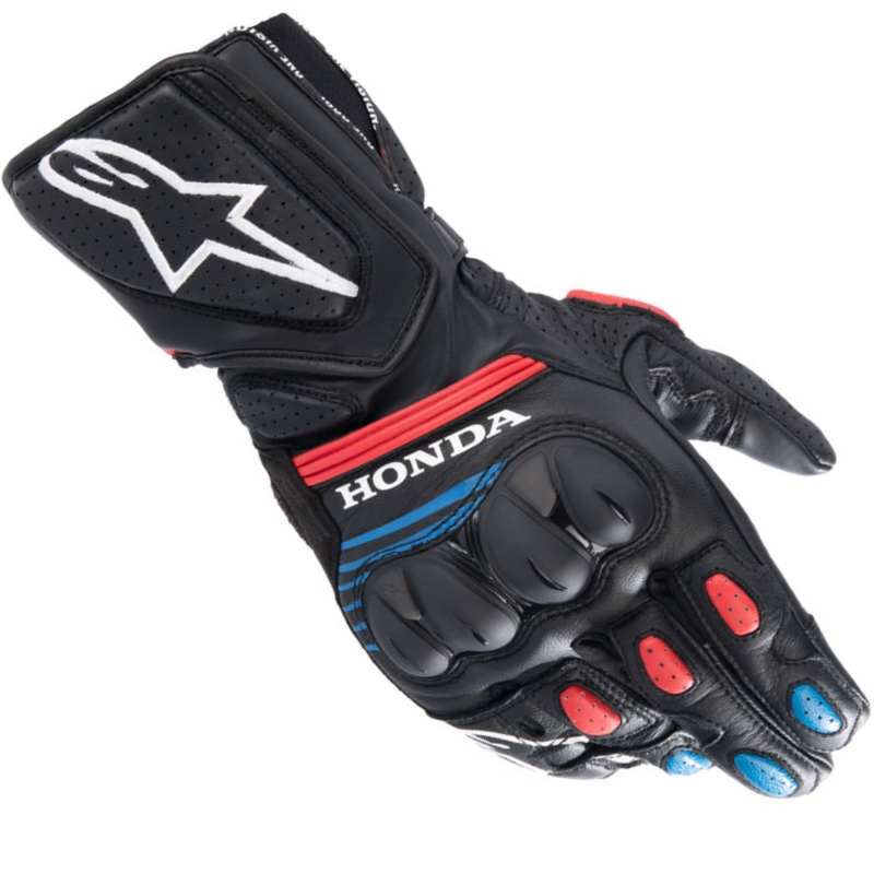 HONDA - GUANTE ALPINESTARS SP-8 V3 NG/ RJ/ AZ