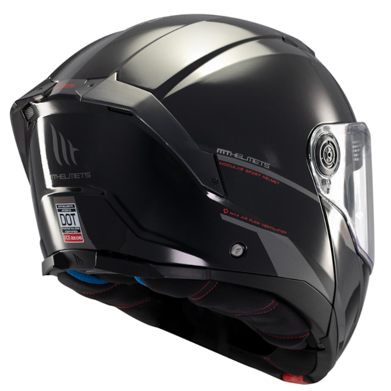 MT ATOM 2 SV SOLID A1 NEGRO BRILLO - Imagen 2