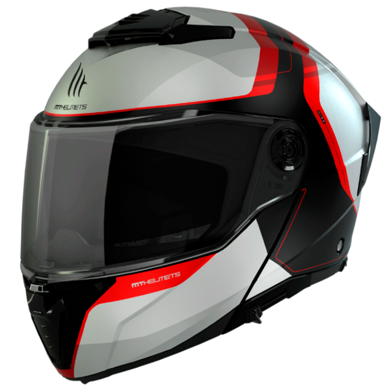 MT ATOM 2 SV EMALLA B0 BLANCO/ NEGRO/ ROJO MATE - Imagen 2