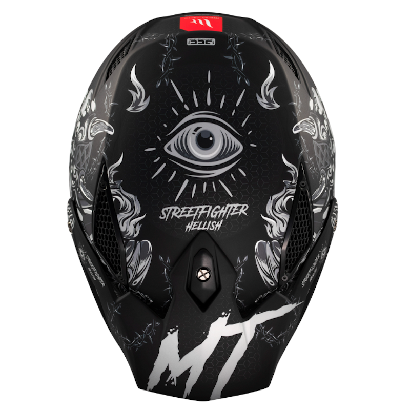 MT STREETFIGHTER SV S HELLISH B2 NEGRO MATE - Imagen 2