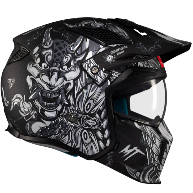 MT STREETFIGHTER SV S HELLISH B2 NEGRO MATE - Imagen 4