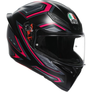 AGV K1 S E2206 SLING NEGRO MATE/ ROSA