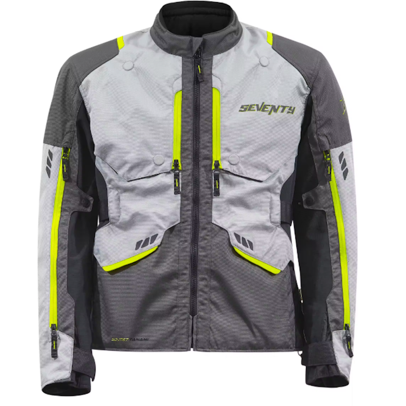 SEVENTY SD-JT67 TANAMI HOMBRE NEGRO/GRIS/AMARILLO FLUOR - Imagen 2