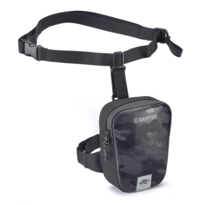 BOLSA DE PIERNA KAPPA L/DRIFTER 1L NEGRA/CAMO