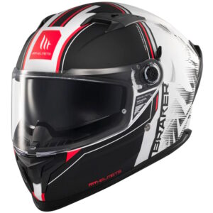 MT BRAKER SV CHARM A1 NEGRO/ BLANCO/ ROJO MATE