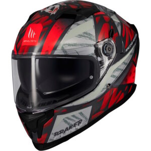 MT BRAKER SV FURY C5 NEGRO/ BLANCO/ ROJO BRILLO