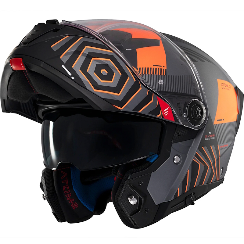 MT ATOM 2 SV STRANGE C4 NEGRO/ GRIS/ NARANJA MATE - Imagen 2
