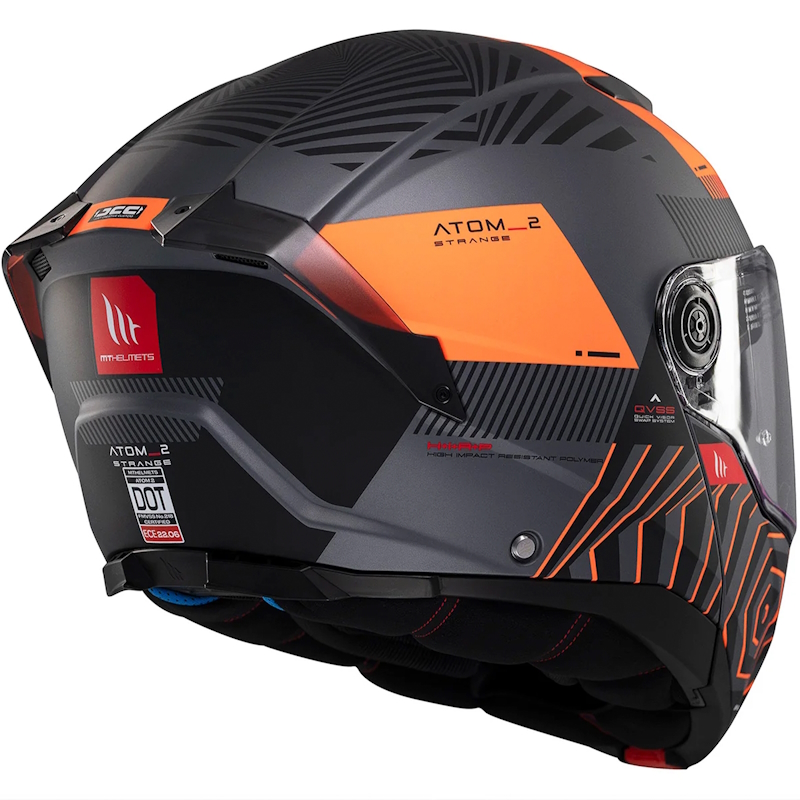 MT ATOM 2 SV STRANGE C4 NEGRO/ GRIS/ NARANJA MATE - Imagen 3