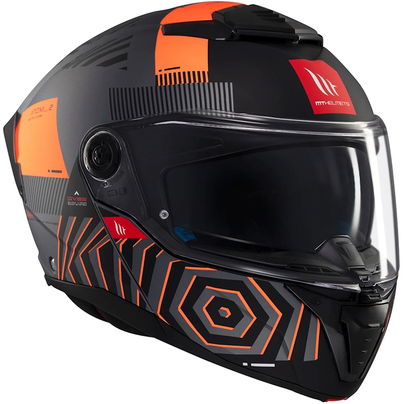 MT ATOM 2 SV STRANGE C4 NEGRO/ GRIS/ NARANJA MATE - Imagen 4