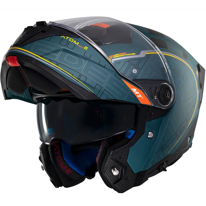 MT ATOM 2 SV DESTINY C6 AZUL/ AMARILLO MATE - Imagen 3