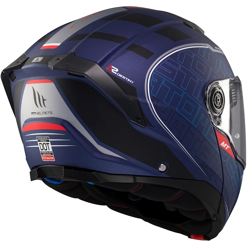 MT ATOM 2 SV DESTINY C7 NEGRO/ AZUL MATE - Imagen 4