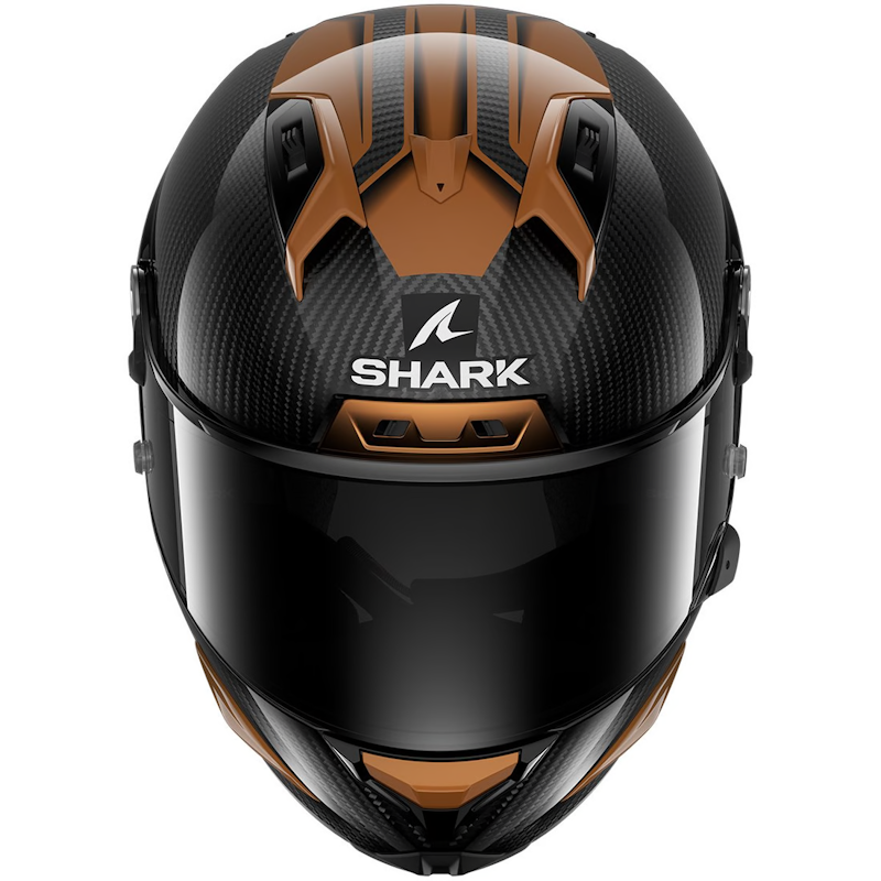 SHARK AERON CARBON SKIN CARBONO/ ORO - Imagen 3