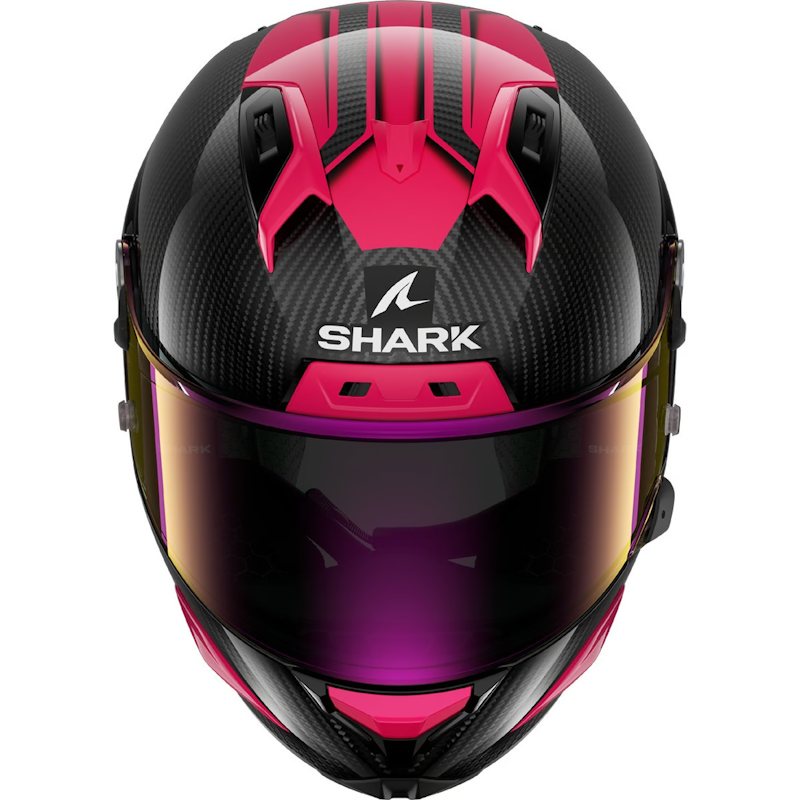 SHARK AERON CARBON SKIN CARBONO/ ROSA - Imagen 3