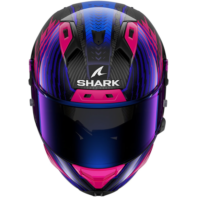 SHARK AERON EDGY CARBONO/ AZUL/ ROSA - Imagen 3