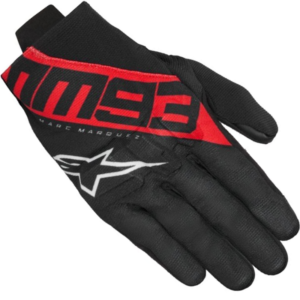 MM93 - GUANTE ALPINESTARS REEF V2 NEGRO/ ROJO BRILLO