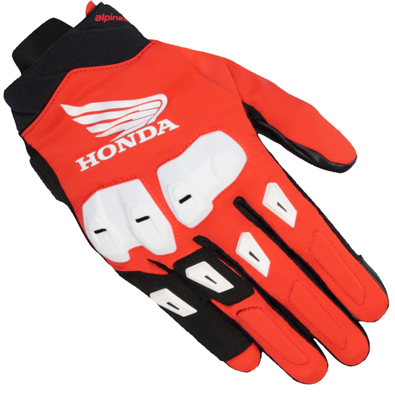 HONDA - GUANTE ALPINESTARS SP-X 3 ROJO BRILLO/ NEGRO/ BLANCO