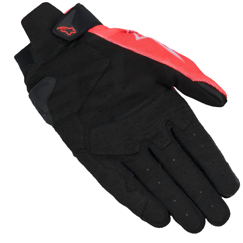 MM93 - GUANTE ALPINESTARS SPX-1 NEGRO/ ROJO FLUOR/ AZUL/ BLANCO - Imagen 2