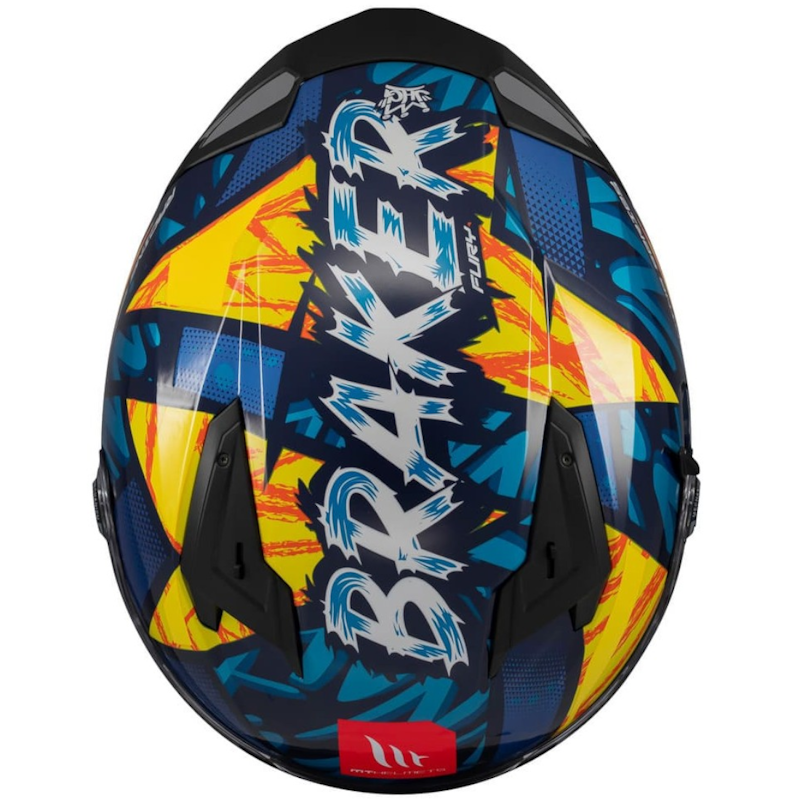 MT BRAKER SV FURY C17 AZUL/ AMARILLO BRILLO - Imagen 3