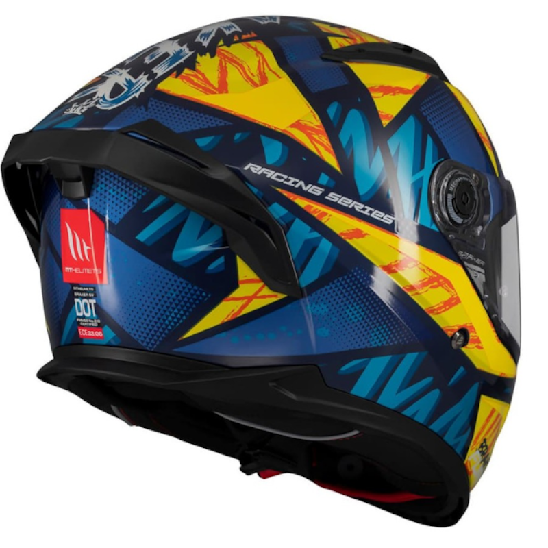 MT BRAKER SV FURY C17 AZUL/ AMARILLO BRILLO - Imagen 4