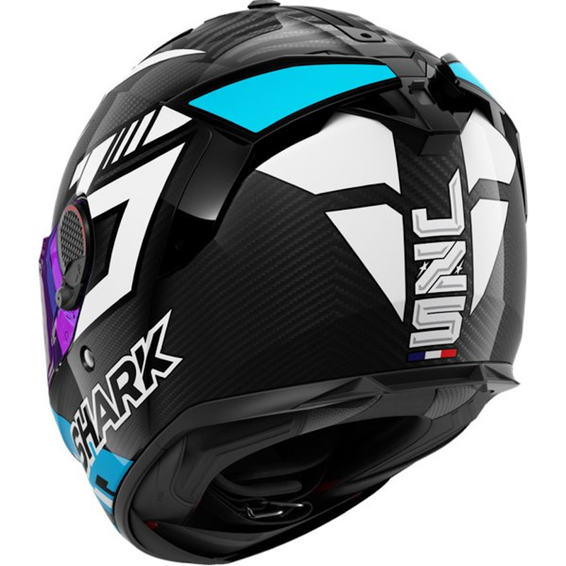 SHARK SPARTAN GT PRO CARBON ZARCO TRACK RACER NEGRO/ AZUL/ BLANCO - Imagen 2