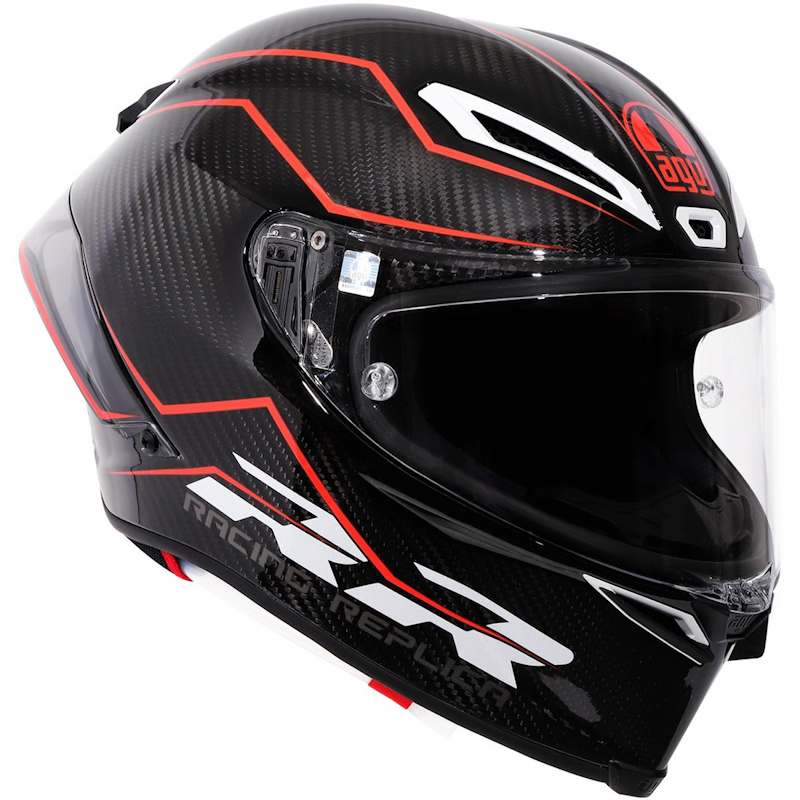 AGV PISTA GP RR E2206-DOT MPLK PERFORMANTE CARBON/ RED