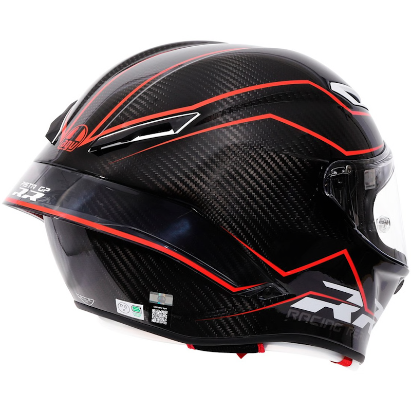 AGV PISTA GP RR E2206-DOT MPLK PERFORMANTE CARBON/ RED - Imagen 2