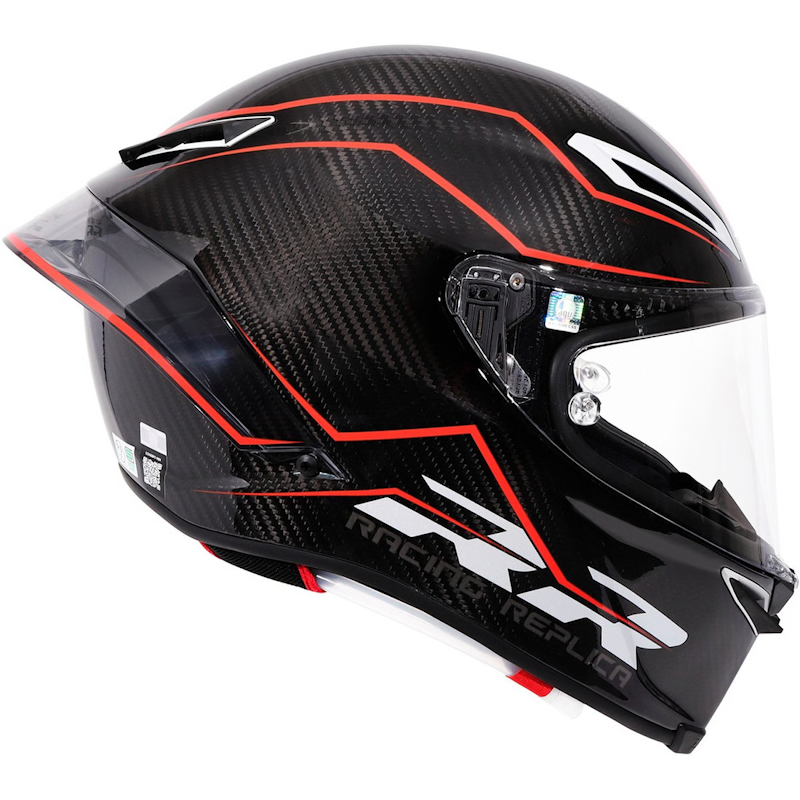 AGV PISTA GP RR E2206-DOT MPLK PERFORMANTE CARBON/ RED - Imagen 3