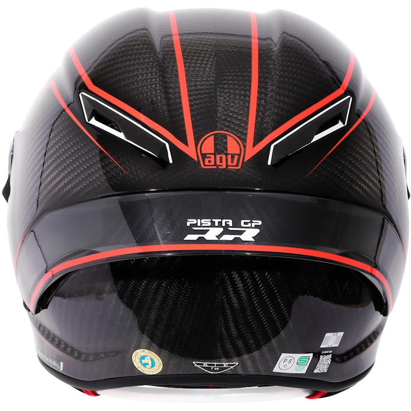 AGV PISTA GP RR E2206-DOT MPLK PERFORMANTE CARBON/ RED - Imagen 5