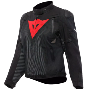 DAINESE LADY SUPER SPRINT D-DRY NEGRO/ NEGRO/ ROJO LAVA