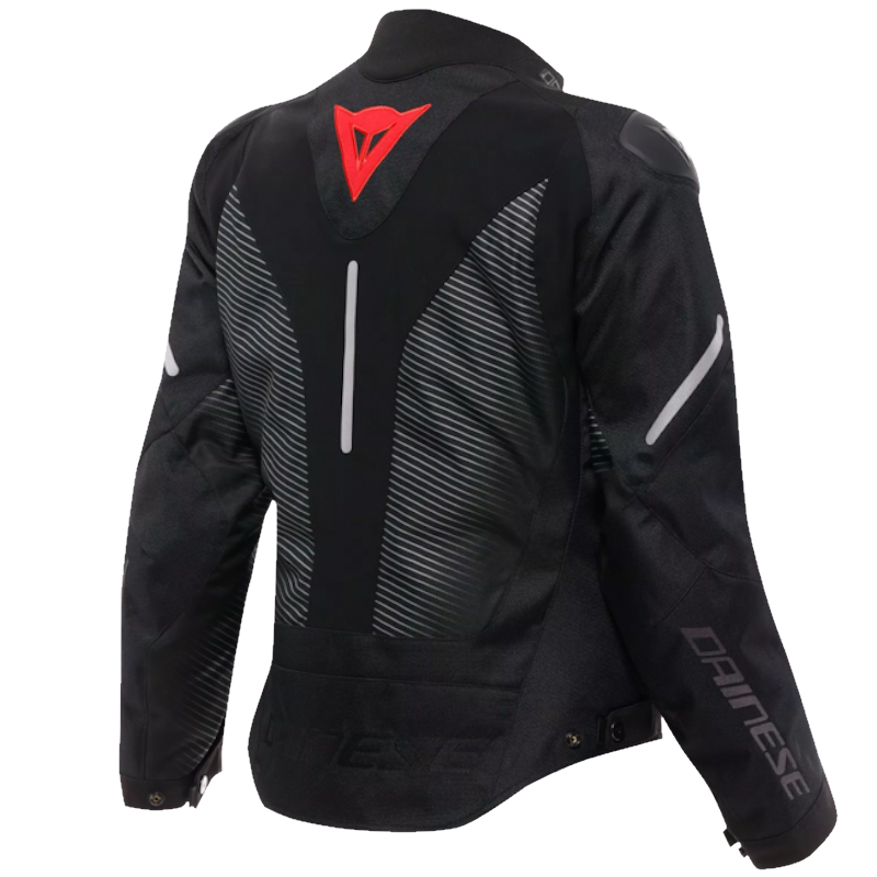 DAINESE LADY SUPER SPRINT D-DRY NEGRO/ NEGRO/ ROJO LAVA - Imagen 2