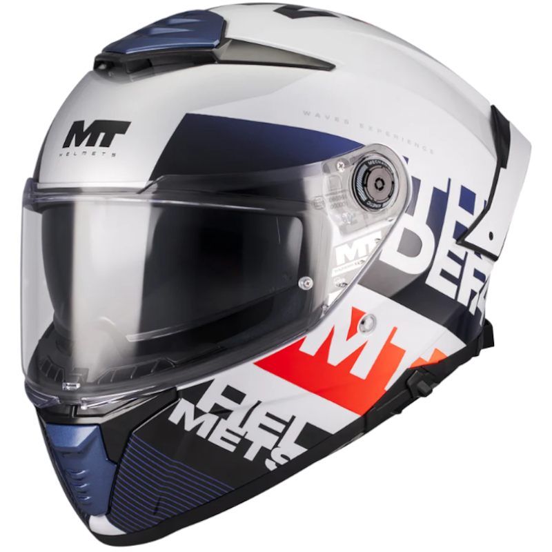 MT THUNDER 4 SV 22.06 WAVES A17 BLANCO/ AZUL/ ROJO BRILLO - Imagen 2