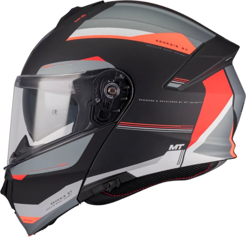 MT GENESIS SV RACCOON B5 NEGRO/ GRIS/ ROJO MATE