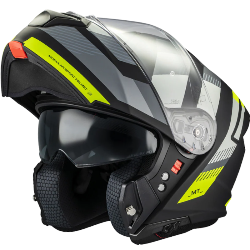 MT GENESIS SV STROKE B13 NEGRO/ GRIS/ AMARILLO MATE - Imagen 2