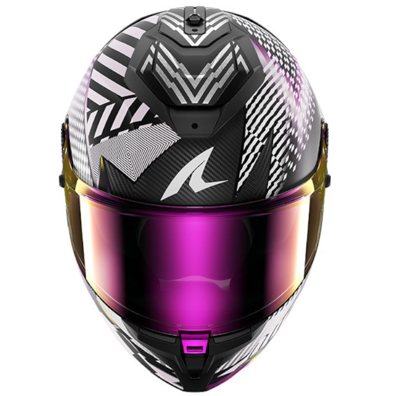 SHARK SPARTAN GT PRO CARBON STHYR NEGRO/ AM/ ROSA/ BLANCO MATE - Imagen 2
