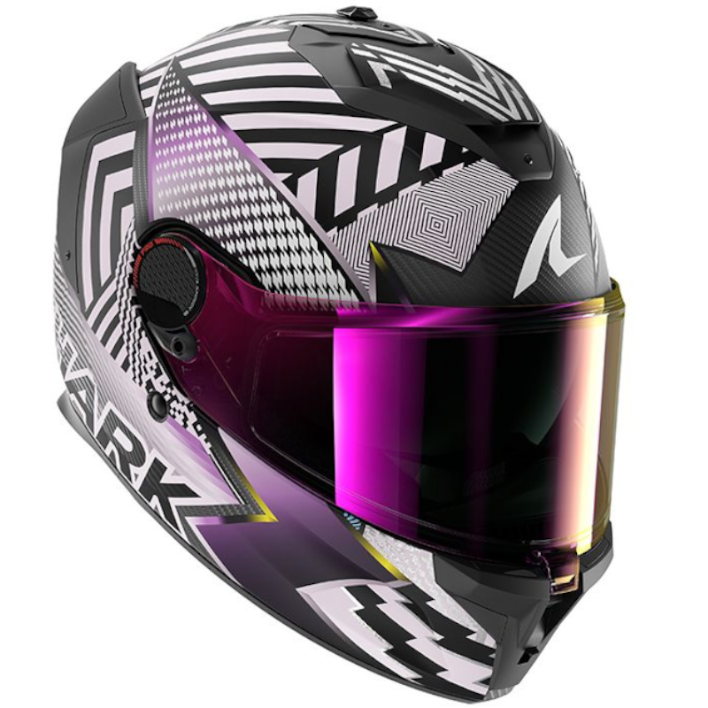 SHARK SPARTAN GT PRO CARBON STHYR NEGRO/ AM/ ROSA/ BLANCO MATE - Imagen 4
