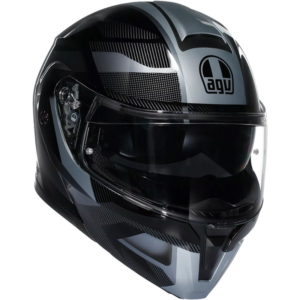 AGV STREETMODULAR E2206 MPLK LEDRO NEGRO/ NEGRO MATE/ GRIS