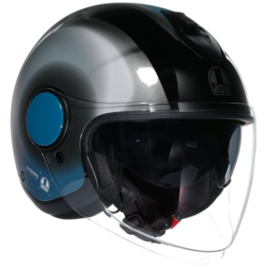 AGV ETERES MULTI LEVANTO NEGRO/ PLATA/ AZUL