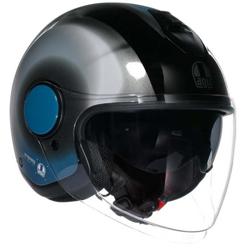 AGV ETERES MULTI LEVANTO NEGRO/ PLATA/ AZUL