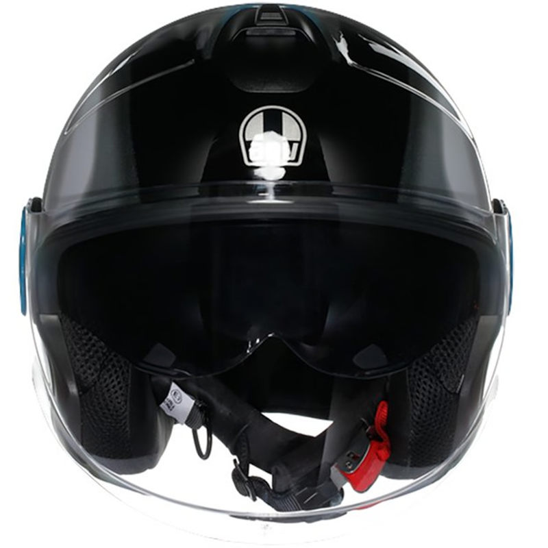 AGV ETERES MULTI LEVANTO NEGRO/ PLATA/ AZUL - Imagen 4