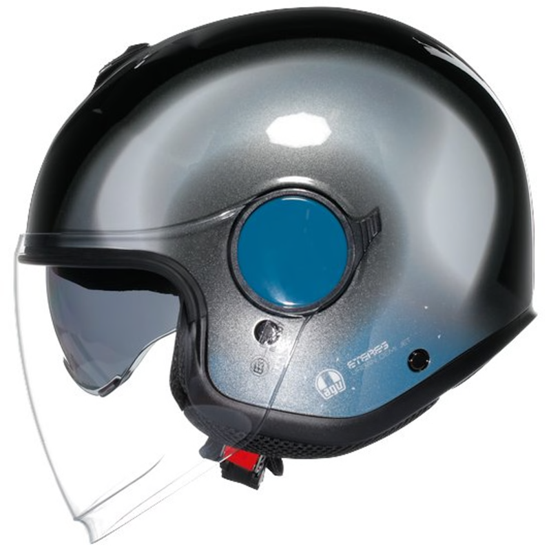 AGV ETERES MULTI LEVANTO NEGRO/ PLATA/ AZUL - Imagen 3