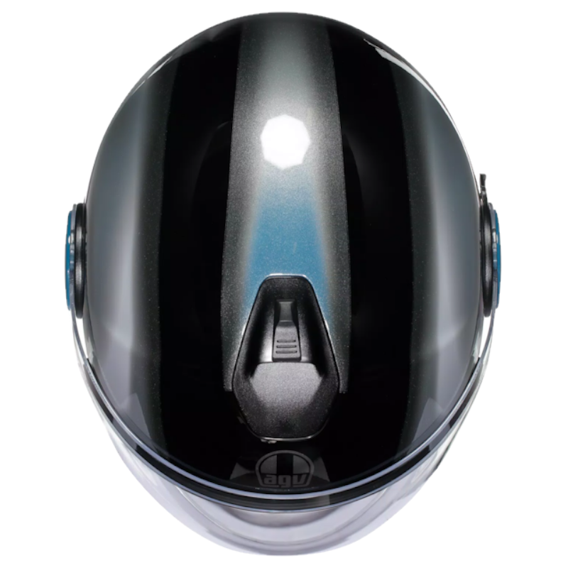 AGV ETERES MULTI LEVANTO NEGRO/ PLATA/ AZUL - Imagen 2
