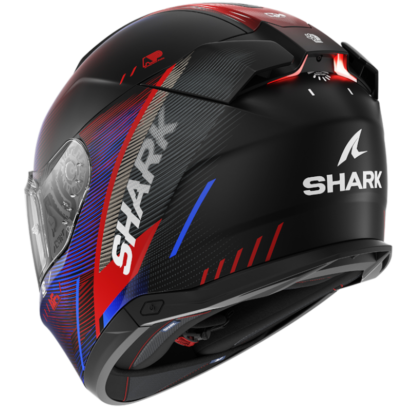 SHARK SKWAL i3 SPEED-TECH NEGRO/ ROJO/ AZ MATE - Imagen 3