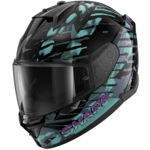 SHARK D-SKWAL 3 REPTAIA NEGRO/ AZUL/ LILA MATE